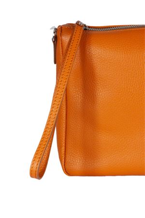 Nora Pouch bag in orange textured leather GIANNI CHIARINI | BS10225GRN3890